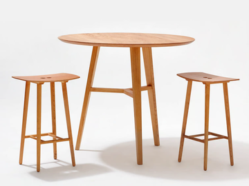 FINN - Solid wood high table by Sixay furniture - view 2